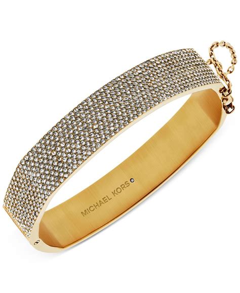 gold chain bling bling michael kors|Michael Kors bracelet macy's.